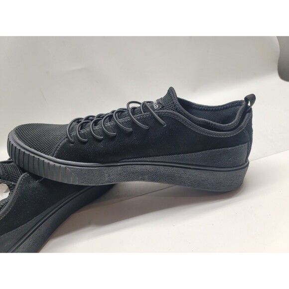 Karl Lagerfeld Paris Black Suede Leather Mesh Men\'s 13 M Sneakers Shoes Low Top main image 10